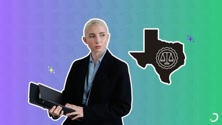 AI for law firms in Texas: a Texas attorney with the state of Texas and scales of justice
