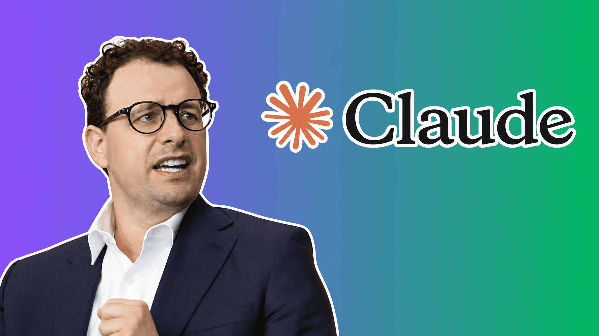 Dario Amodei and Claude AI logo, AI Insider Week 22 Story 1 hero image
