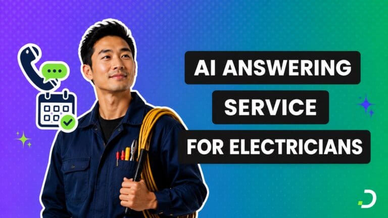 AI answering service taking an electrical emergency call 24/7 in English and Spanish