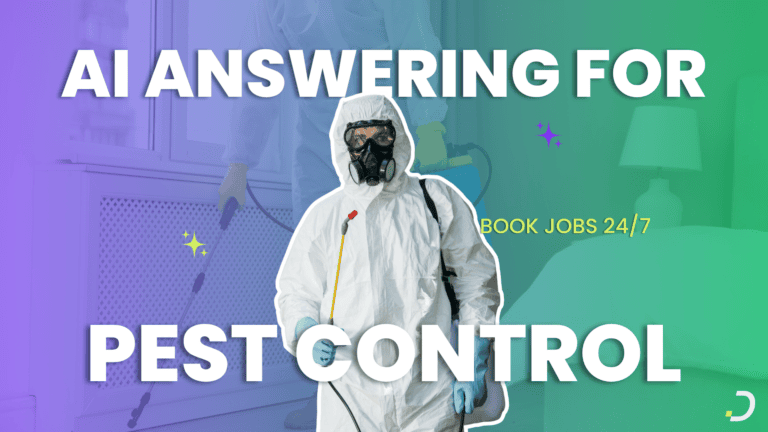 AI answering service for pest control