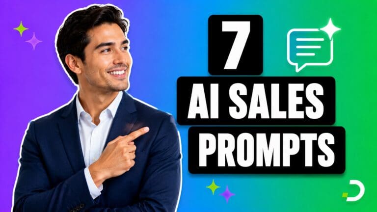 AI sales prompts for prospecting, discovery, objections, and closing