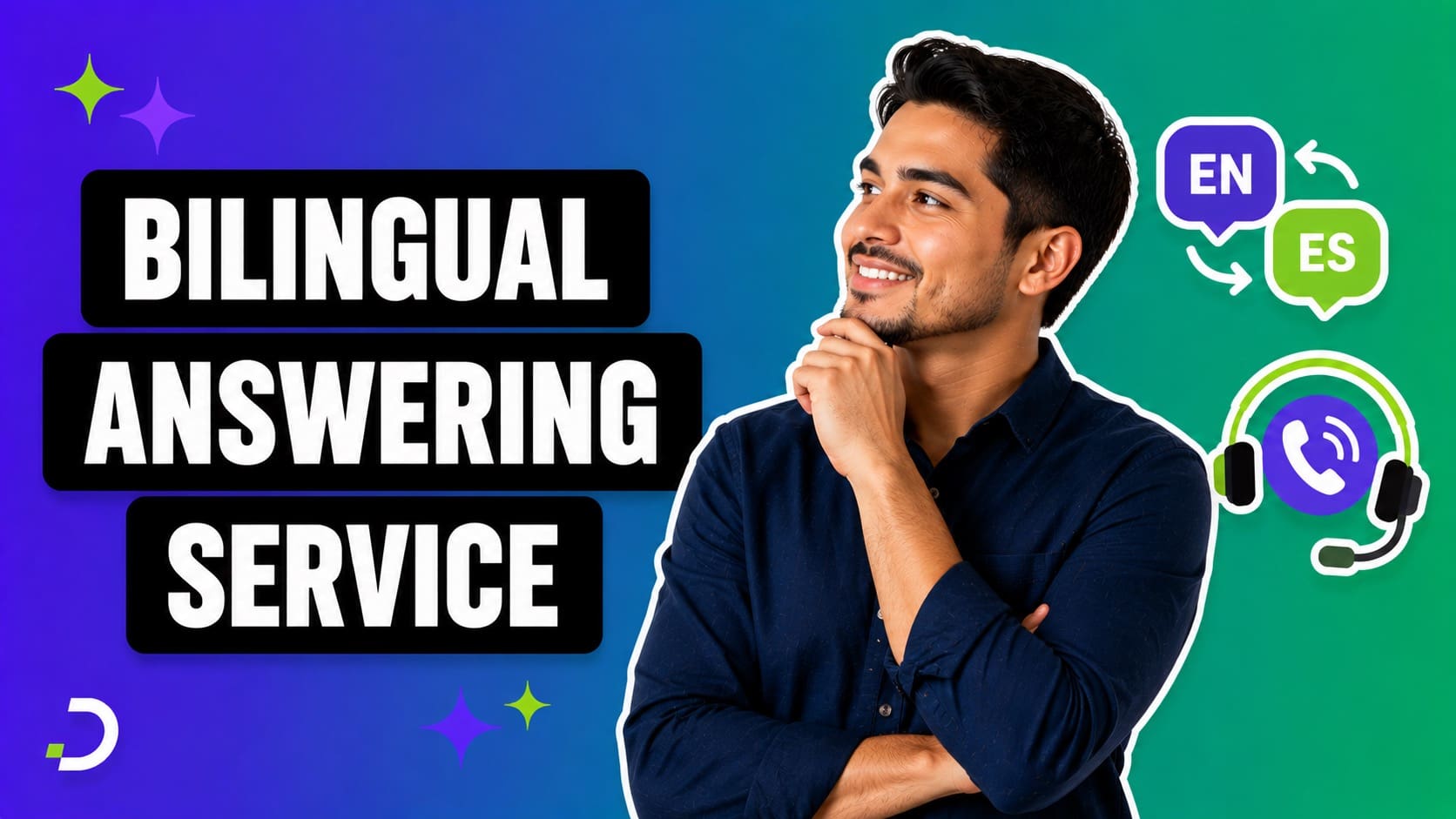 Bilingual AI answering service greeting callers in English and Spanish