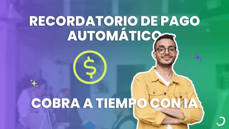 recordatorio de pago automático enviado por WhatsApp