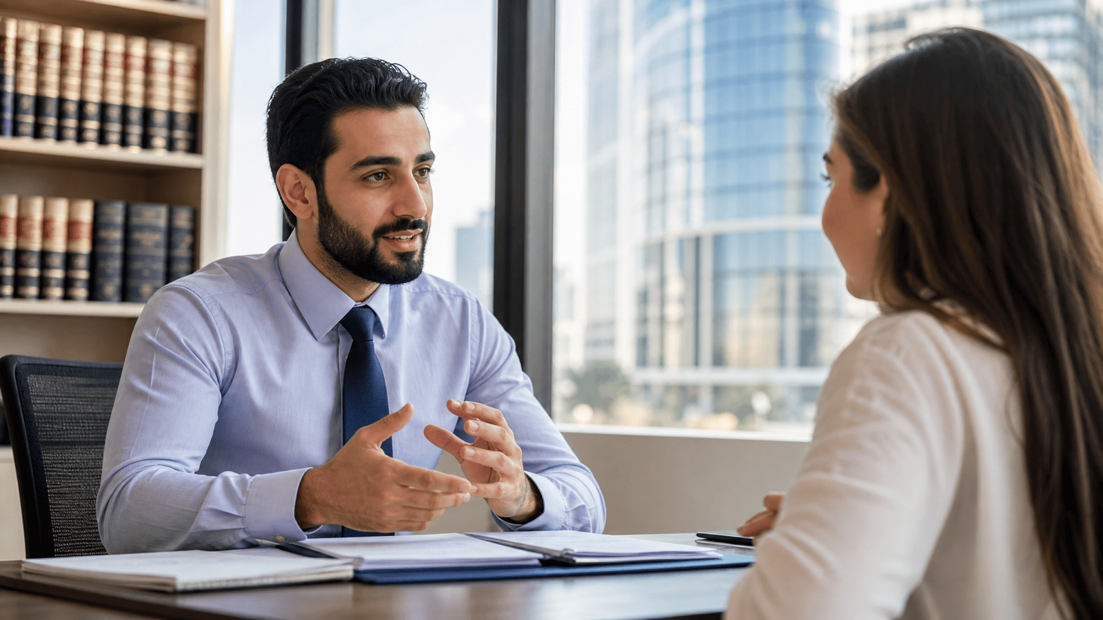 AI answering service takes an immigration law firm intake call in English and Spanish