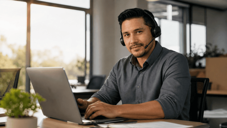 Agente de ventas calificando leads por llamadas con IA