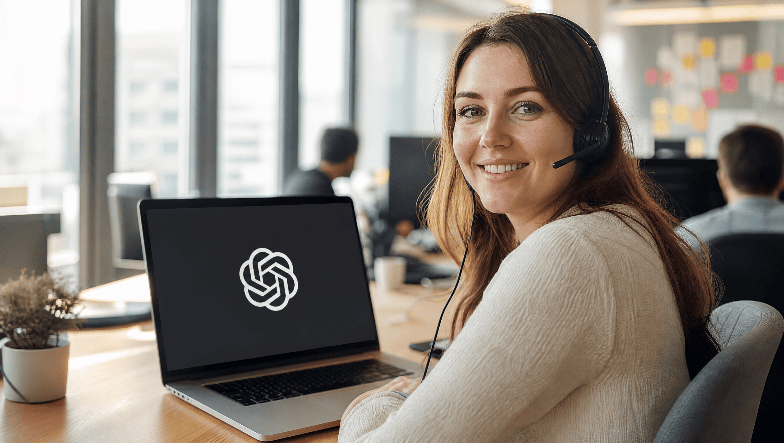 Support agent using ChatGPT prompts for customer service to resolve tickets faster