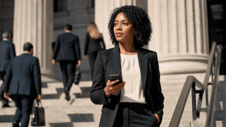 IA para abogados atendiendo consultas de clientes en un bufete