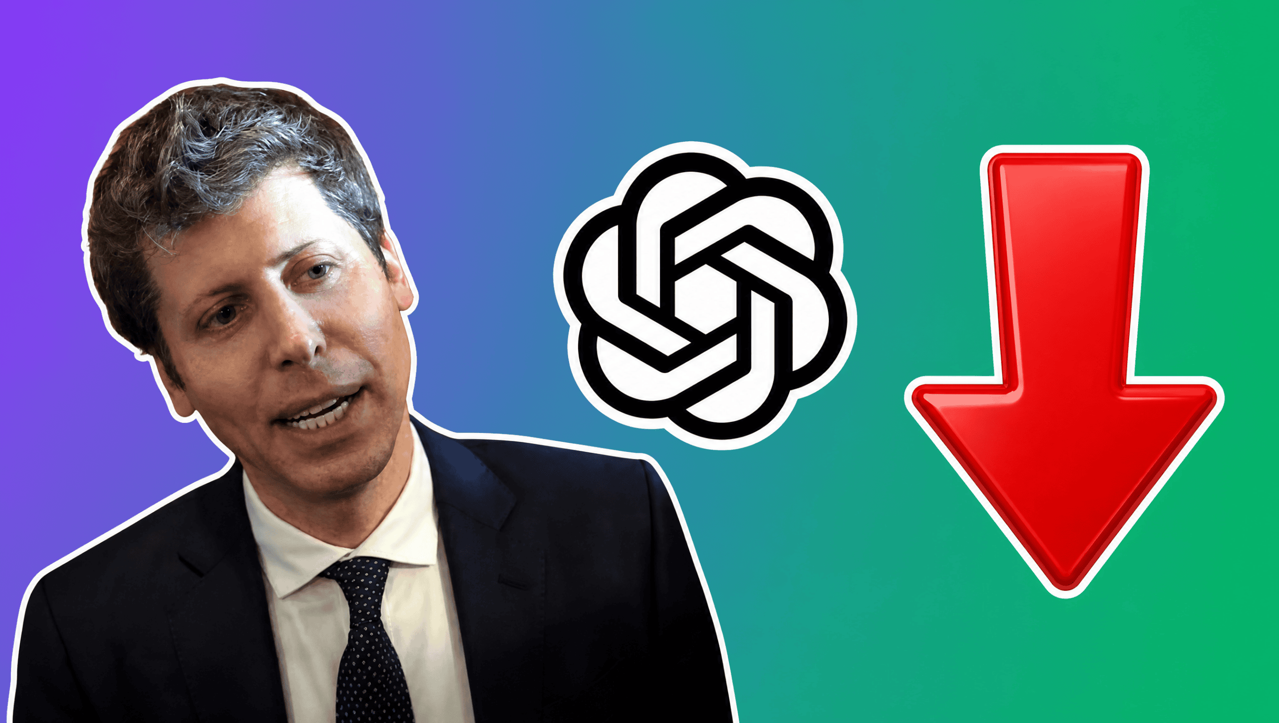 Sam Altman over a purple-to-green gradient, OpenAI GPT-5.6 price cut, AI Insider Week 31